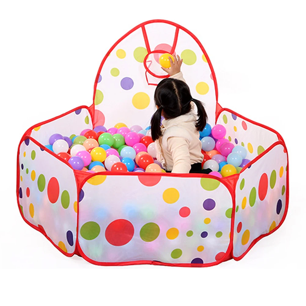 Children Ball Pool Tent Foldable Shootable Game House Tent Easy Clean Breathable Parent-Child Interaction for Kids Holiday Gifts