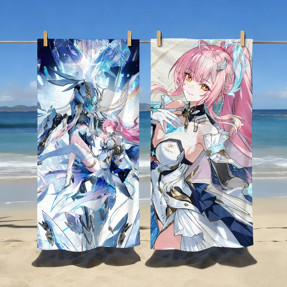Image of Game Wuthering Waves Aemeath Handtuch, weiches Pool-Geschenk für Reisen, Fitness, Dusche, Camping, schnell trocknend, große Strandtücher für den Sport