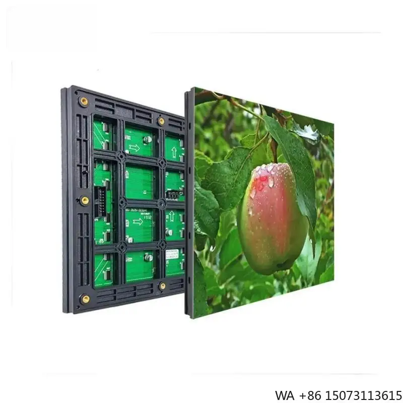 شاشة LED خارجية P10 - شاشة ثابتة مقاومة للماء مقاس 960 * 960 مم IP65 لملعب كرة القدم #5