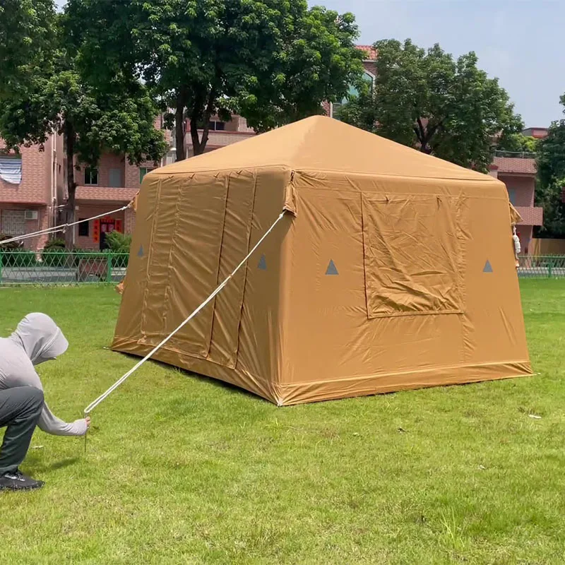 Hot Sale Manufacturing Portable Inflatable Tent Glamping Camping Air Tent