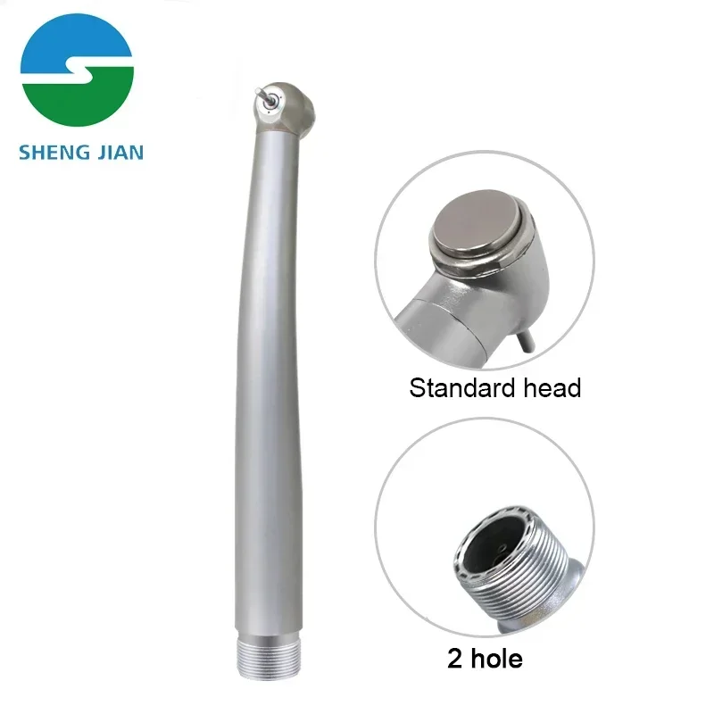 Customized den tal Handpiece Stainless Steel Ceramic Bearing Air Turbine E-type den tal High Speed Handpiece