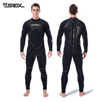 5mm Scuba Diving Suit Men Long Neoprene Wetsuits Warmth One-suit Diving Clothes For Spearfishing and Swimming Gear S-3XL