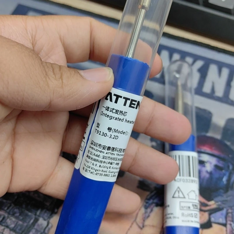 

Паяльное жало ATTEN T9130-3.2D для ST-1509 (130 Вт) Y9130, сварочное жало, запасная часть, инструмент