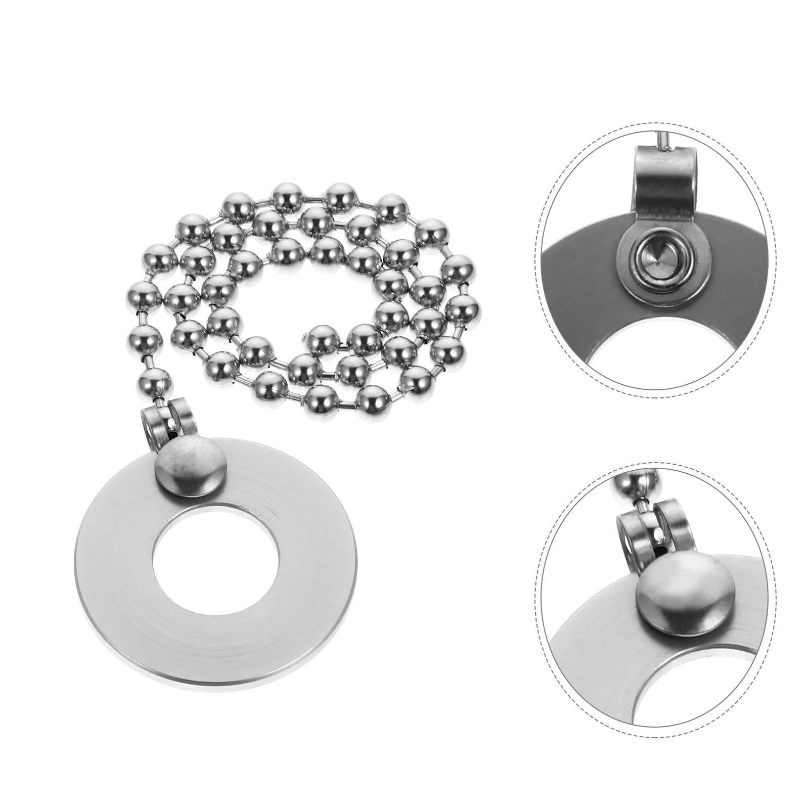 

Cymbal Sustain Chain Sizzler for Ride Riding Drum Accessories Rattler Silver Kit