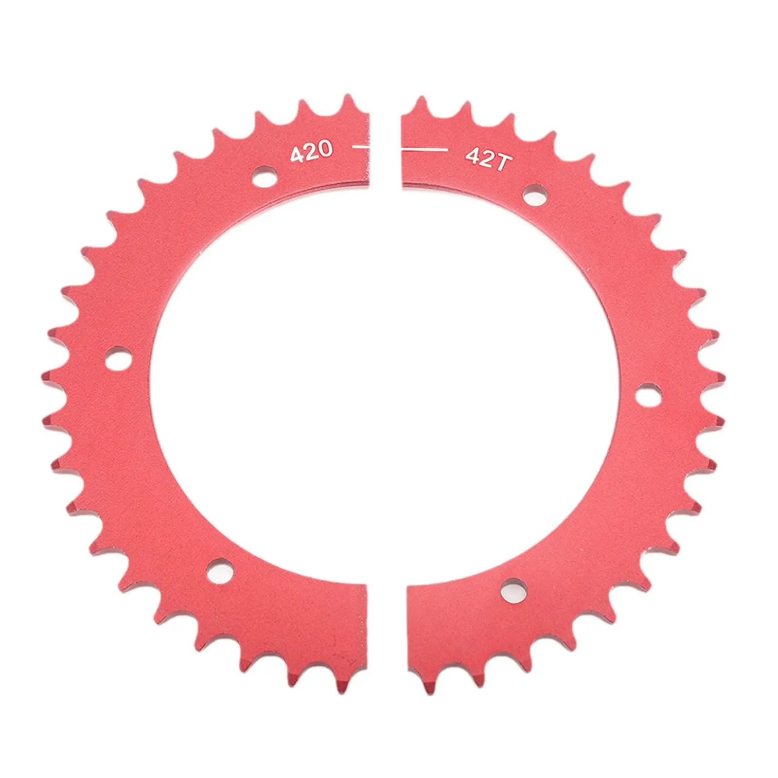 Split Sprocket 420 Chain Aluminum Mini Bike Rear Sprocket Performance Parts for Predator 212cc 196cc 420cc Efficient Drive