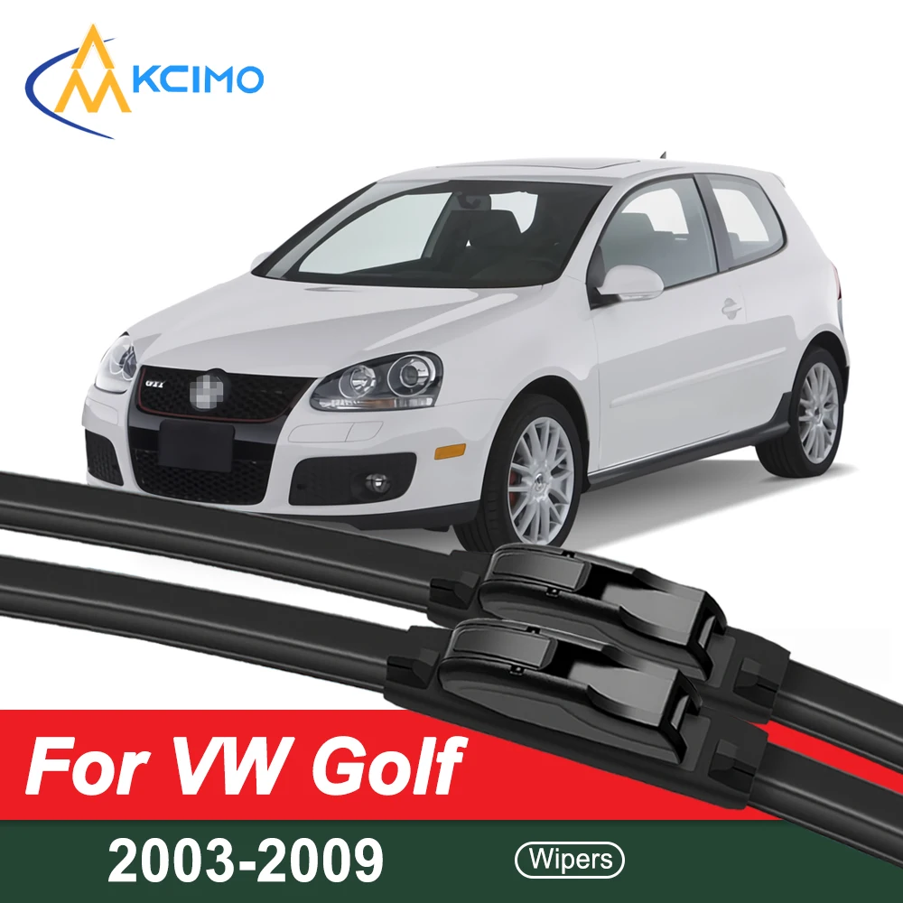 

For VW Golf Hatchback 2003-2009 Car Wiper 2pcs Front Windscreen Wiper HD Quiet Durable Automotive Wiper 24"+19"