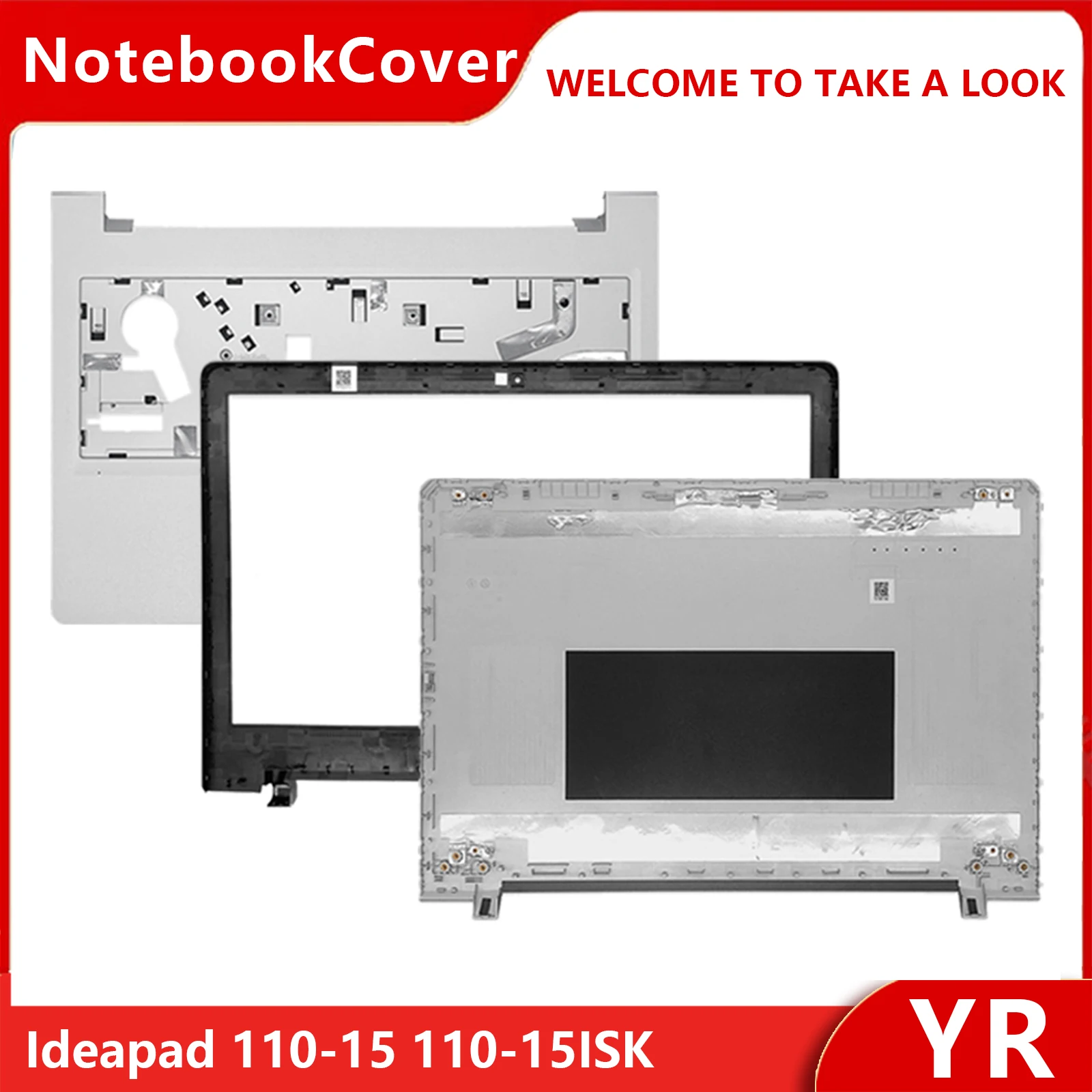 NEW For Ideapad 110-15 110-15ISK 110-15IKB Tian Yi 310-15 Laptop Shell LCD Top Case/Back Cover/Front Bezel White