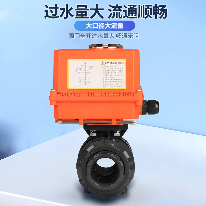 220v24 Three Wire Two Control Bidirectional Feedback Anti-corrosion Water Valve Switch Electric Ball Valve Q961F-10