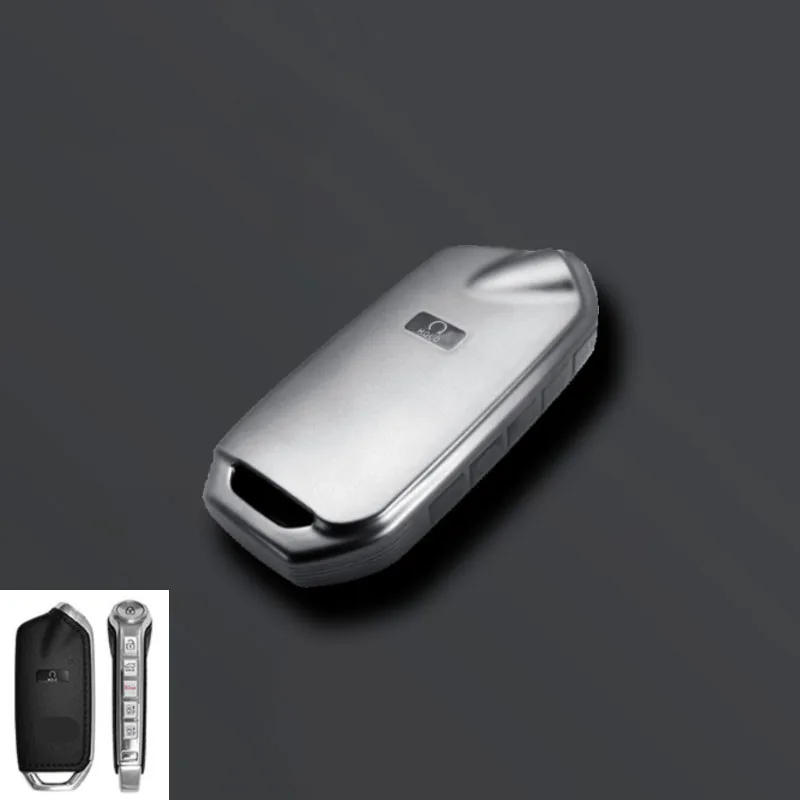 7 Button Smart Key Keyless Tpu Car Key Case Cover for Kia K9 2021 2022 Car Accessories Key Cover Keyring Keychain Key Holder