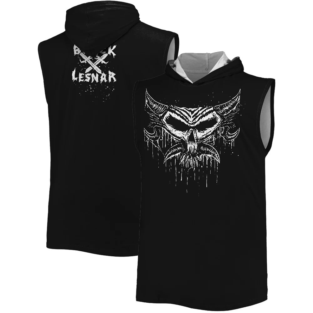 Camiseta sin Mangas para Hombre, Diseño 3D de Brock Lesnar Beast, Negra, Transpirable, para Deportes al Aire Libre, Gimnasio, Entrenamiento, Casual, Verano 2026