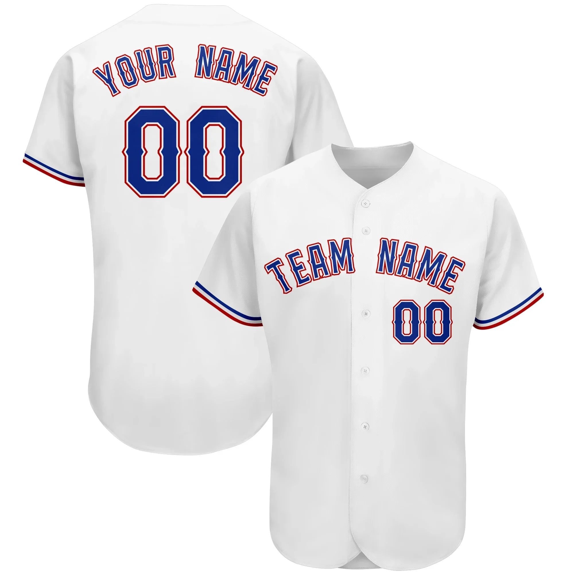 Custom Baseball Jersey Full Sublimated Team Name/Numbers Make Your Own Quick-dry Button-down Tee Shirts for Men/Kids Best Gift