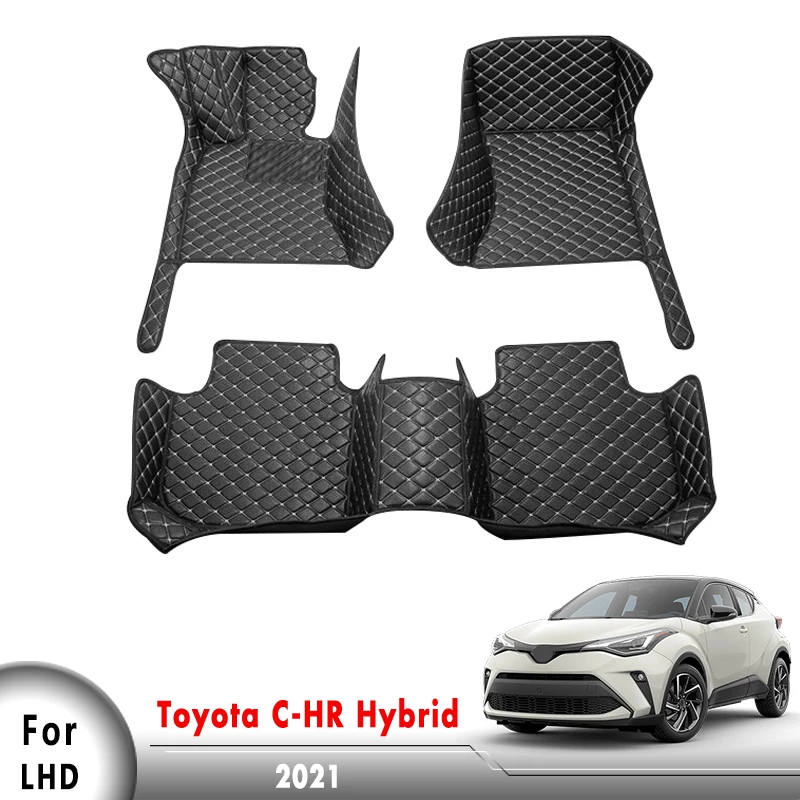 Do Toyota C-HR CHR Hybrid 2024 2023 2022 2021 2020 2019 2018 2017 2016 Samochodowe dywaniki podłogowe Dywaniki samochodowe Akcesoria wewnętrzne Pokrowce