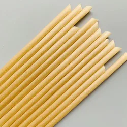 200pcs Disposable Straws Sugar Cane Straws Compostable Drinking Cocktail Straw Kitchen Beverage Accessories Festival Kitchen