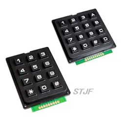 4x4 3x4 Matrix Keyboard Keypad Module Use Key PIC AVR Stamp Sml 4*4 3*4 Plastic Keys Switch for Arduino Controller