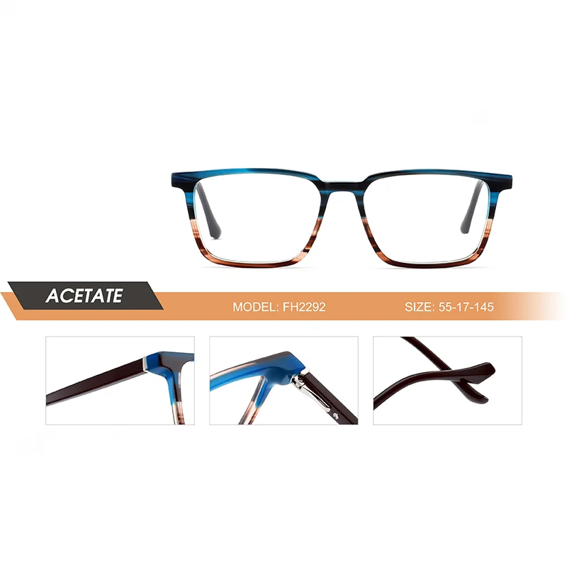 OKH Anti Blue Light Reading Glasses Frame Men Retro Square Computer Gaming Eyeglasses Reader Presbyopic Eyewear