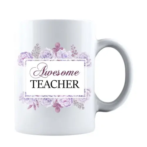 Awesome Teacher Mug - Merry Moments Gnome Funny 11 oz Coffee Mug