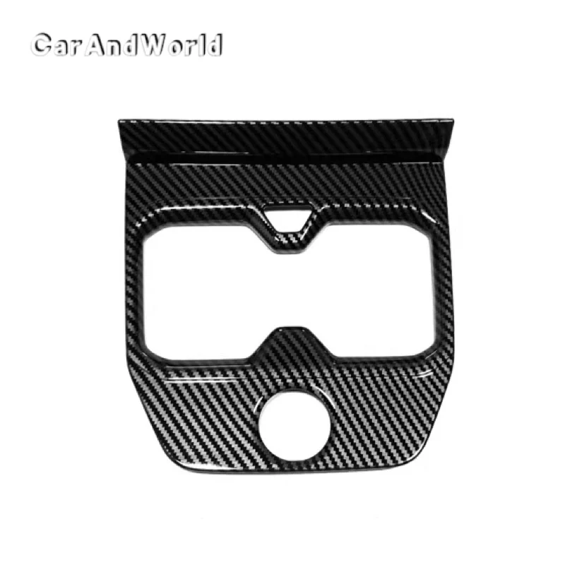ABS Carbon Gear Shift Water Cup Holder Frame Cover Trims Car Accessories For BYD Formula Equation Leopard Titanium 3 2025 2026