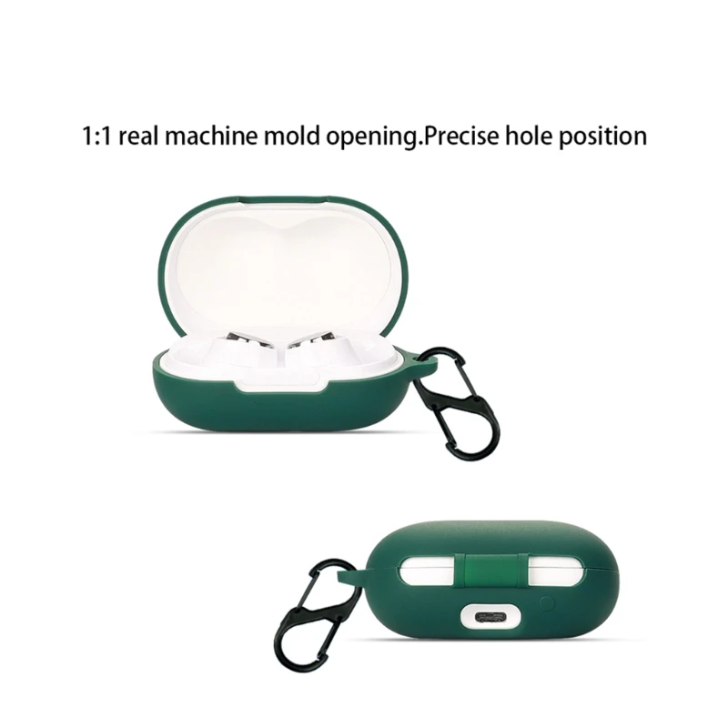 غلاف حماية من السيليكون لهاتف Anker SoundCore Space A40 واقي لسماعة الرأس اللاسلكية غلاف حماية من الأتربة