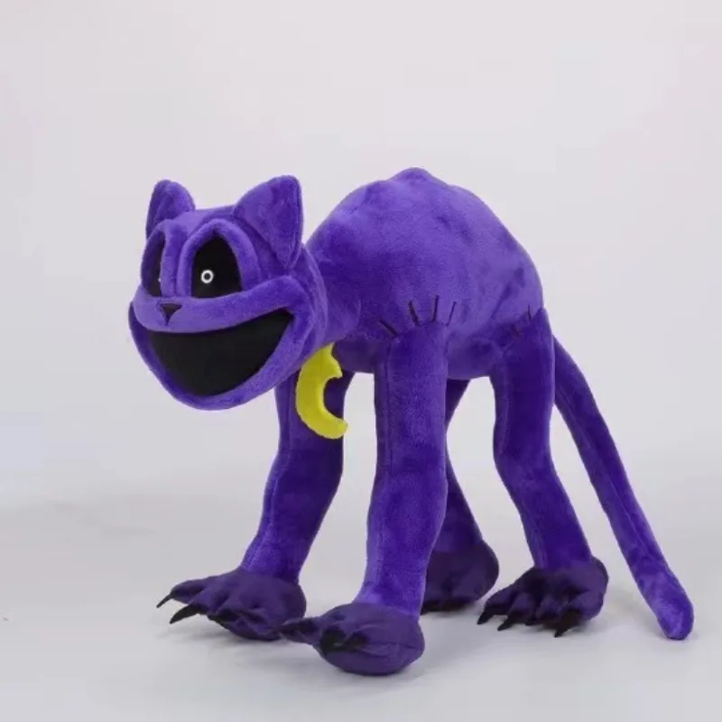 New Smiling Critters Doll Horror Purple Cat Doll Smiling Animal Monster Cute Plush Toy Children's Birthday Gift Christmas Gift