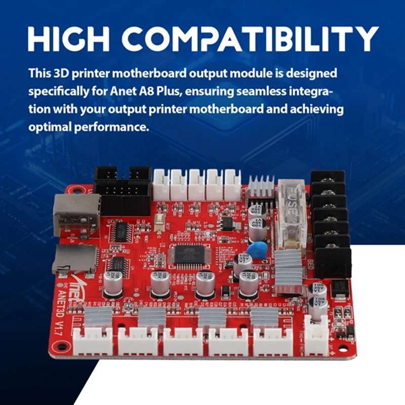 

3D PrinterParts Anet A8 Plus Motherboard Output Module Motherboard Module Is Used For Anet A8 Plus Printer Motherboard