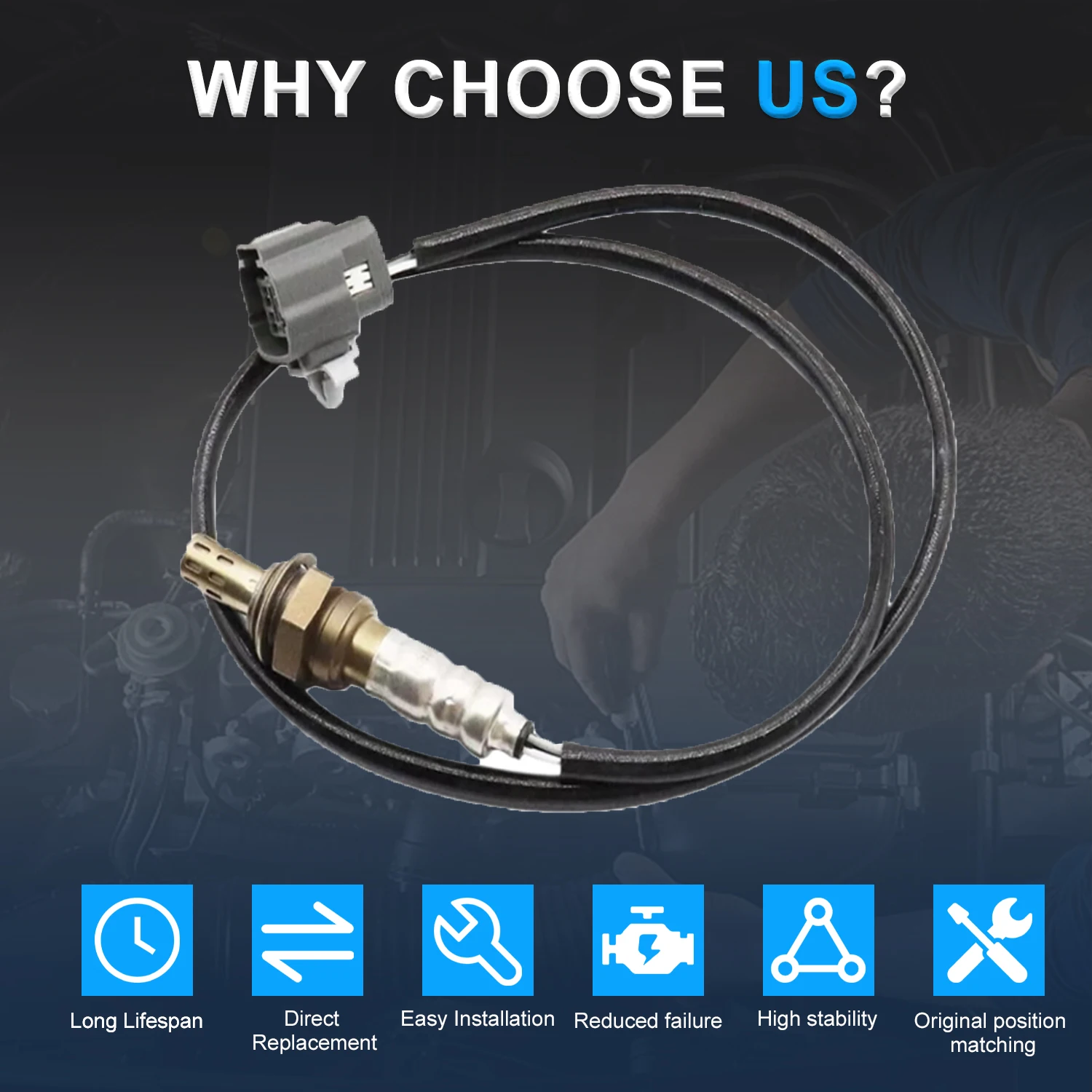 Mazda 6 ULTRA 2.5L 2008-2013 234-4279 L519-18-861B L519-18-861A L519-18-861 용 새로운 다운 스트림 람다 프로브 산소 O2 센서