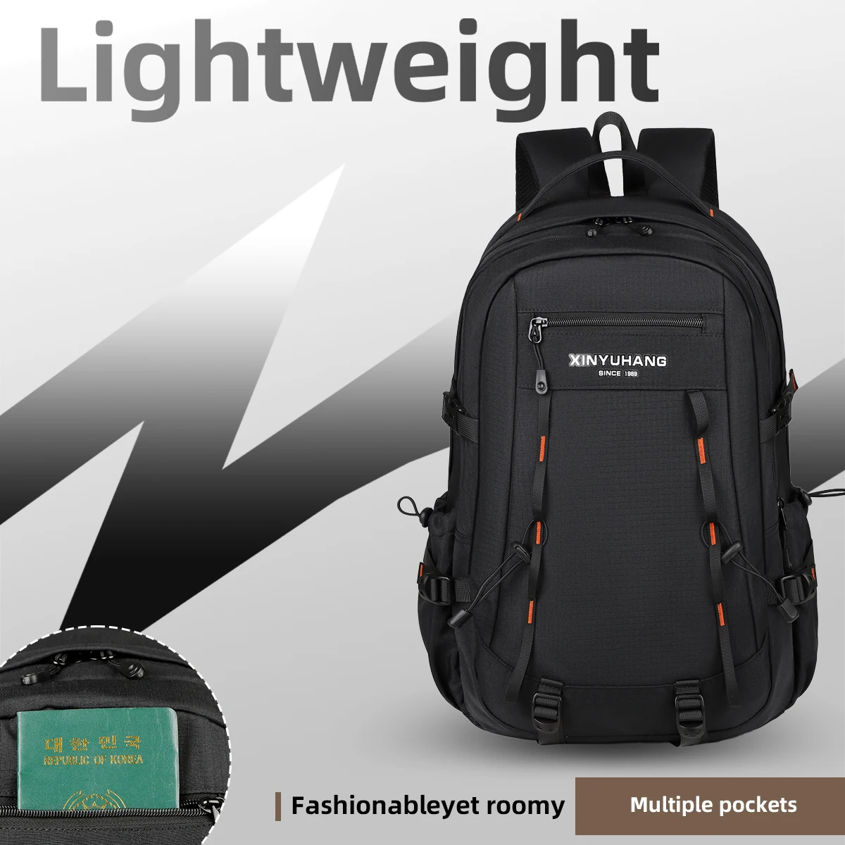 

Мужской деловой водонепроницаемый рюкзак большой вместимости для путешествий, ноутбука, рюкзак для деловых поездок, студенческий рюкзак для школьников, пеший туризм