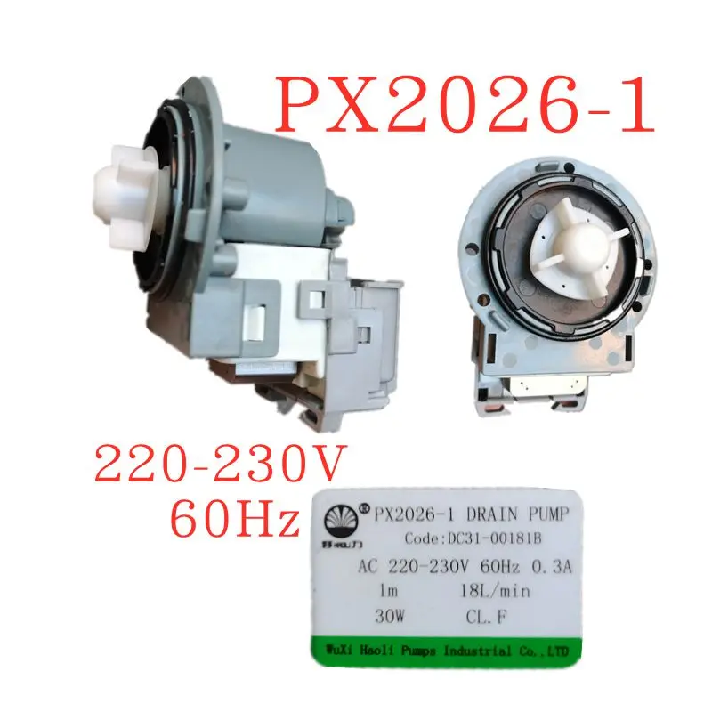 For Samsung washing machine PX2026-1 DC31-00181B drain pump motor Parts