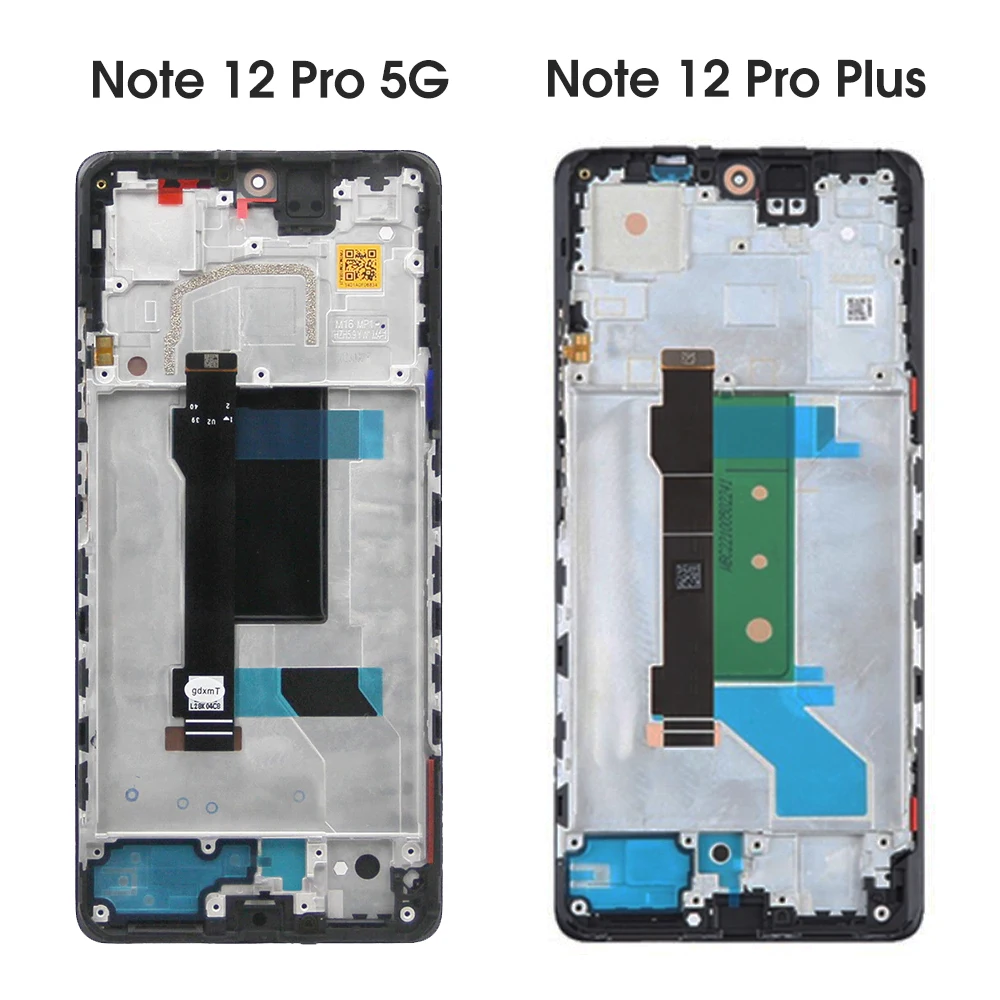 Screen for Xiaomi Redmi Note 12 Pro+ / 12 Pro Plus Lcd Display Touch Screen Digitizer with Frame for Xiaomi Redmi Note 12 Pro 5G