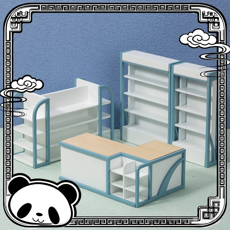 

Миниатюрный контейнер для касса в супермаркете, комбинация для 1:12 кукольного домика, игровая модель еды, домашний декор, мини-аксессуары для кукольного домика