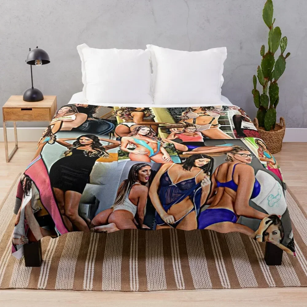 hot august ames Throw Blanket Custom Luxury St Blankets