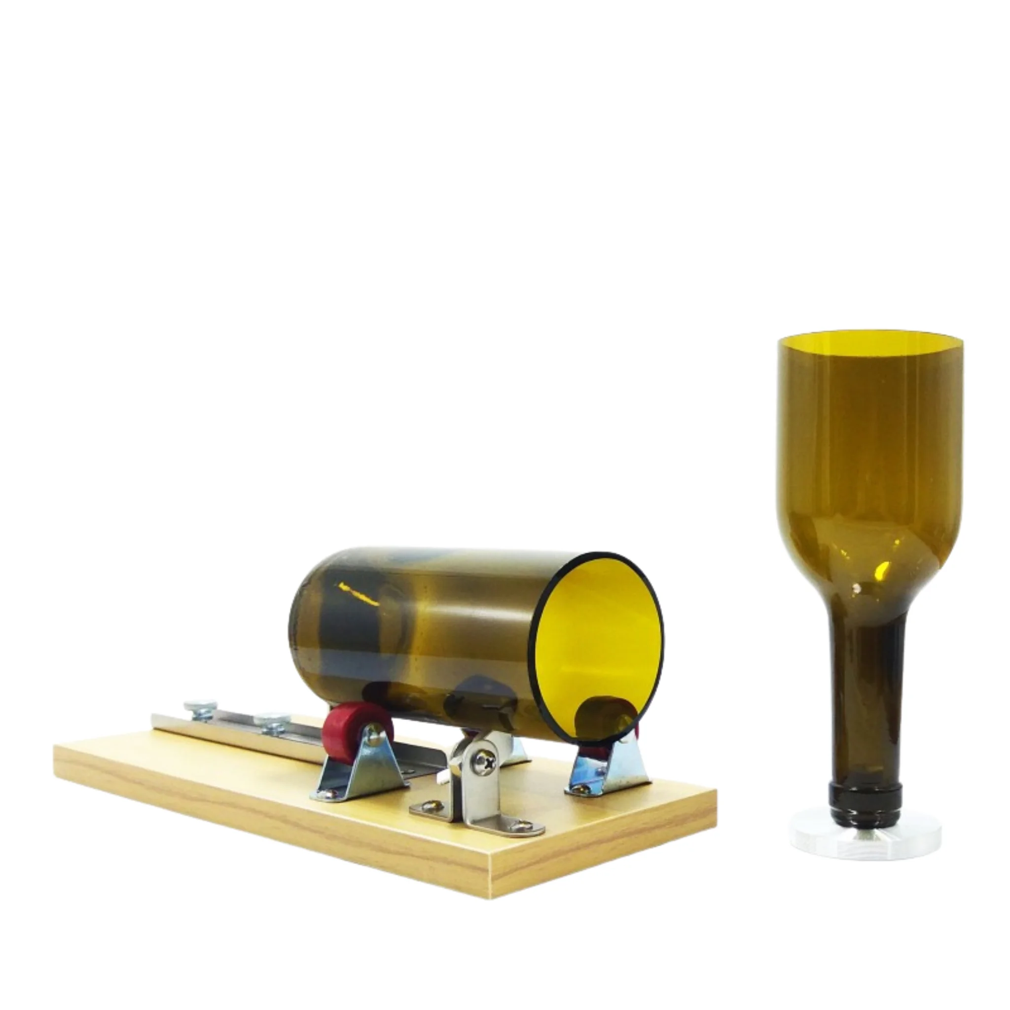 مجموعة قطع الزجاجات لزجاجات الزجاج/النبيذ - أداة مصباح DIY مع قاطع دقيق وآلة يدوية للحرف اليدوية المنزلية