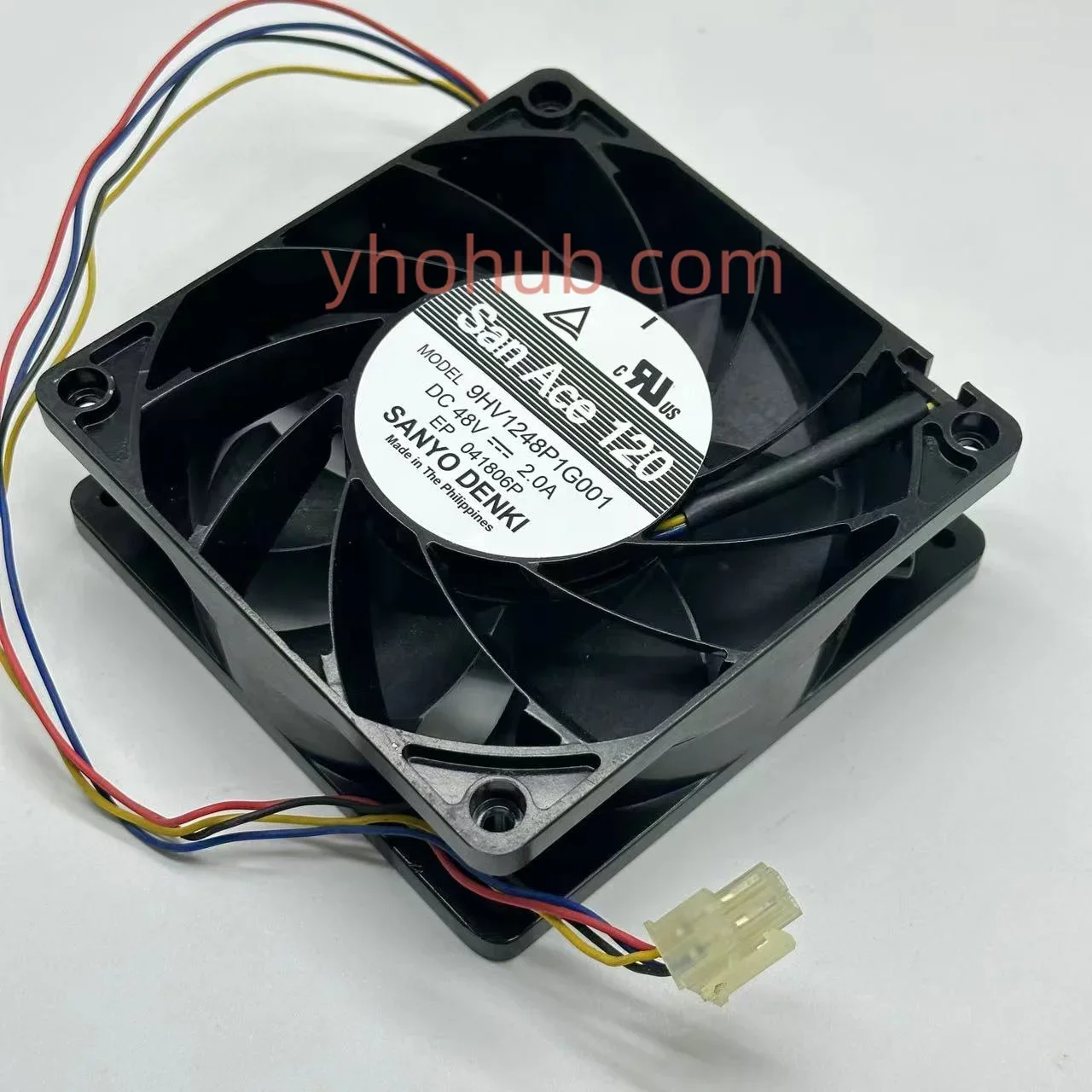 

Вентилятор охлаждения для сервера Sanyo Denki 9HV1248P1G001, 48В DC, 2.0А, 120x120x38мм, 4-проводной