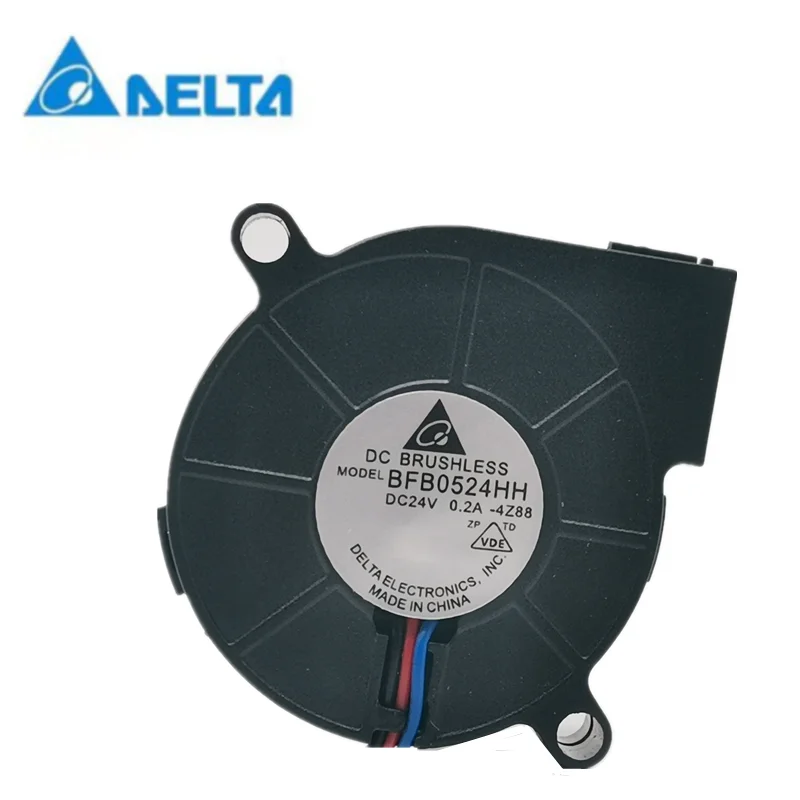 

New delta BFB0524HH 24V 0.2A 5015 5cm turbine centrifugal blower cooling fan