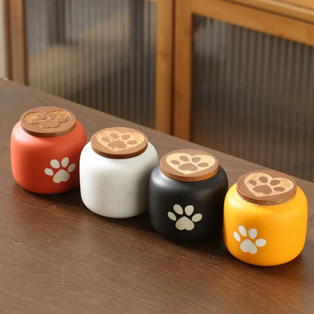 

Ceramic Pet Ashes Storage Box 180/500ml Memorials Funeral Urn for Pets Moisture Proof with Lid Dog Cat Cremation Urns