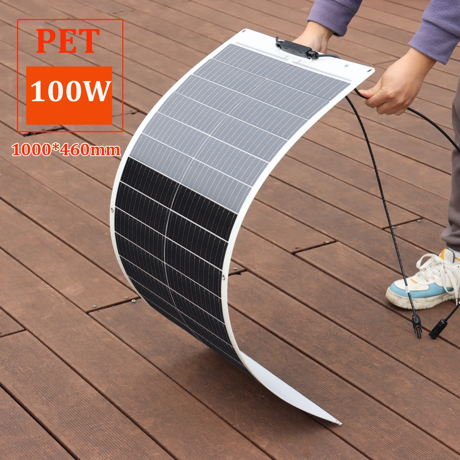 12V Solarpanel ETFE PET 150W 140W 120W 100W 95W 80W flexibles Photovoltaikpanel 12V Batterieladegerät Camper RV Dach Solarmodul EU Lager DHL Versand