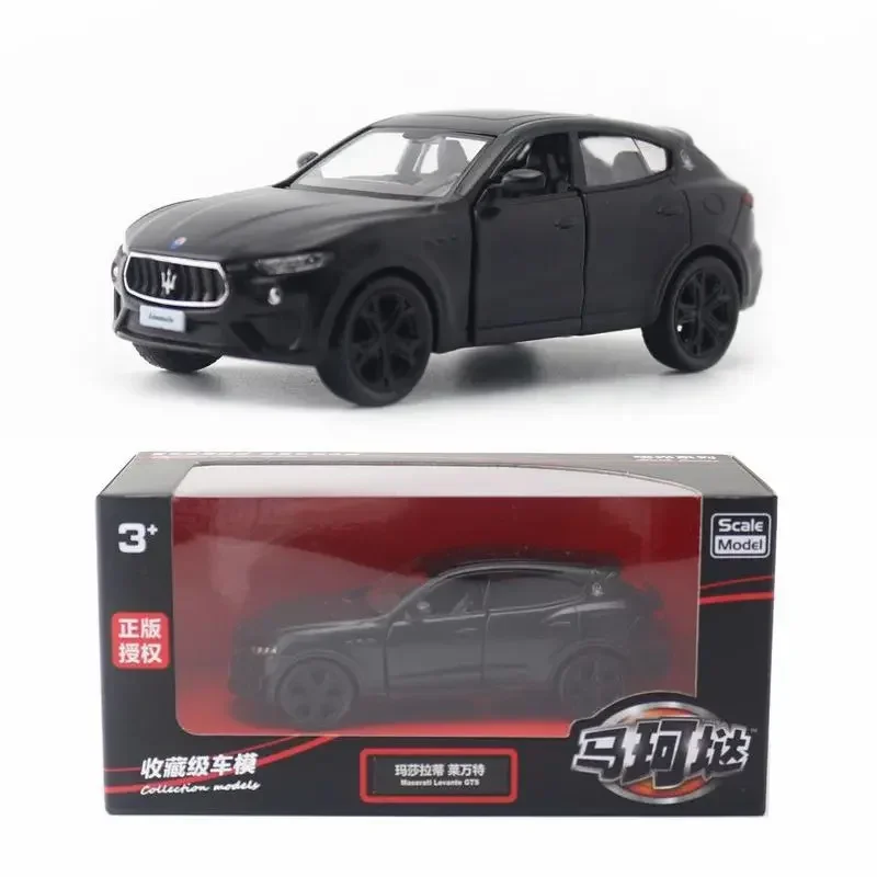 Coche de juguete Levante GTS 1:36, modelo fundido a presión, puertas extraíbles, colección educativa que se puede abrir, regalo para chico F245, aleación fundida