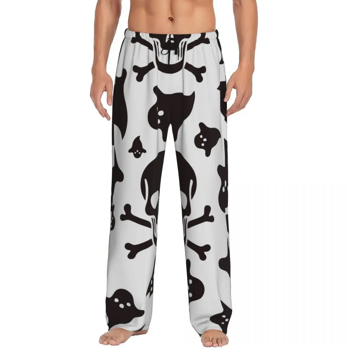 Skull Skeleton Ghost Men Sleep Bottoms Male Lounge Trousers Men's Pajama Pants