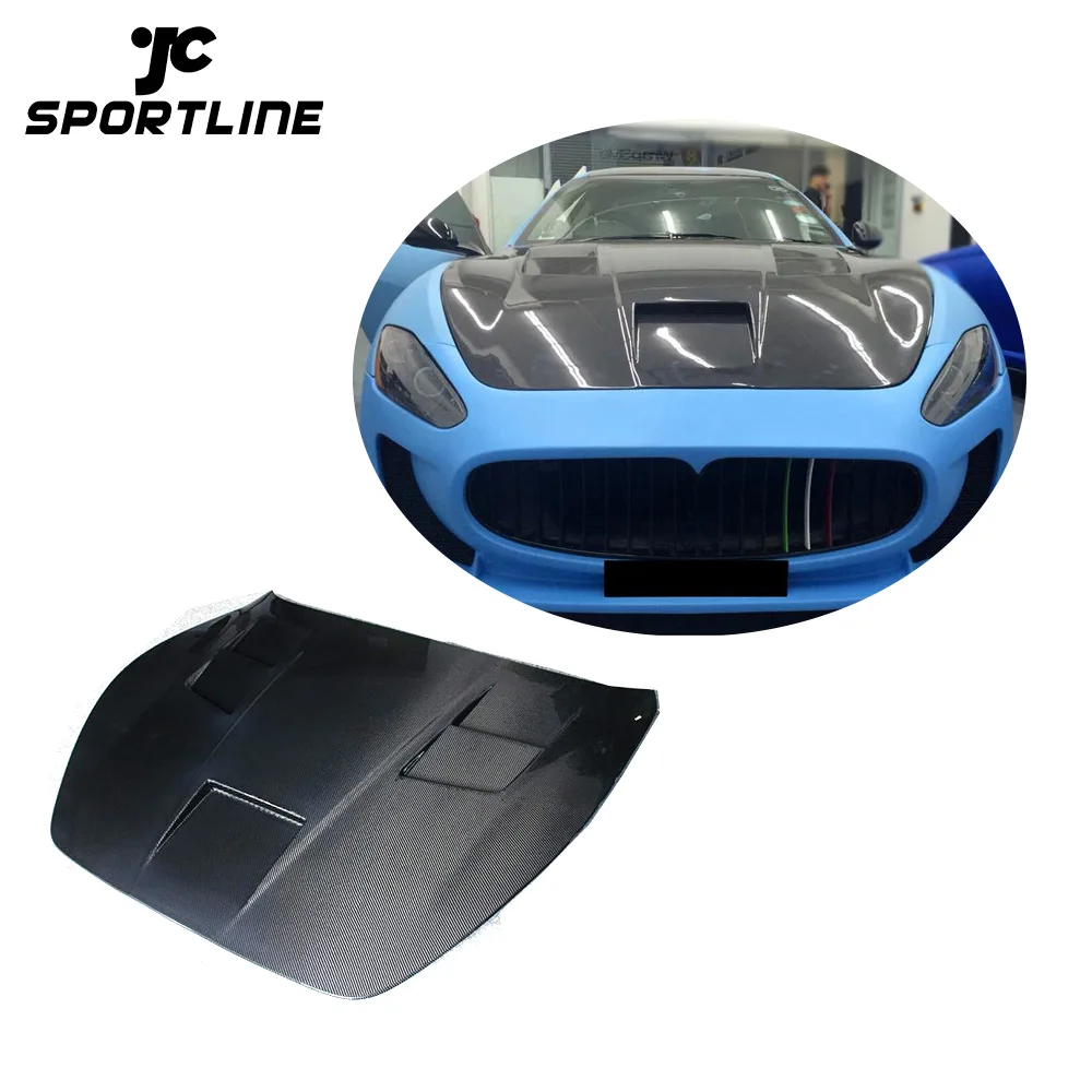 

Carbon Fiber Front Bonnet Engine Hoods Cover for Maserati GT Coupe 2006-2014