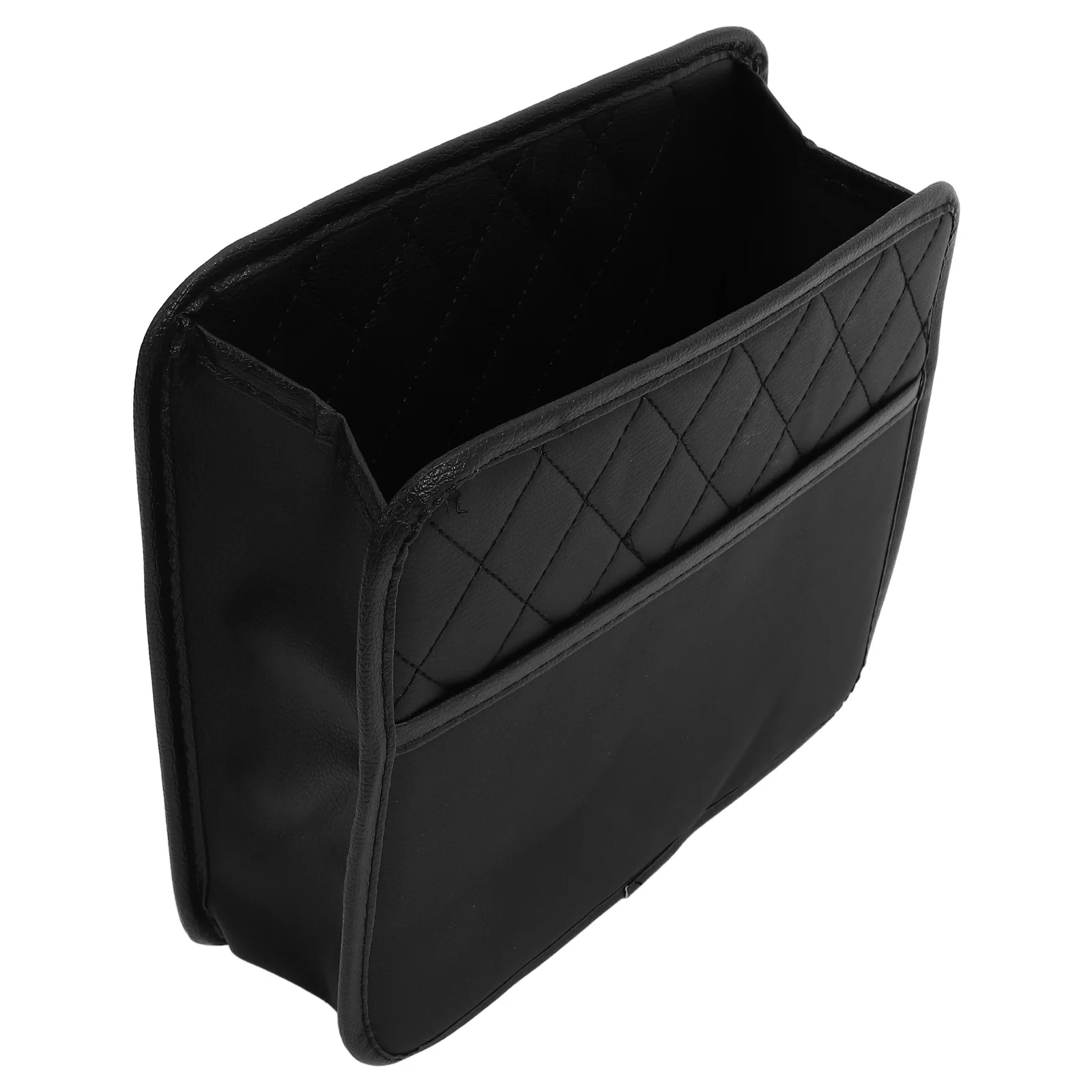 

Car Seat Backseat Storage Box for SUV Compact Design Faux Material Long Backseat Car ganizer Lasting Usage