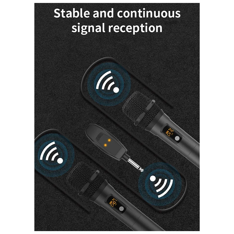 

RTENTE-2.4G Wireless Microphone Universal Anti-Howling Stage Karaoke Charging Microphone Sound Card Live Microphone