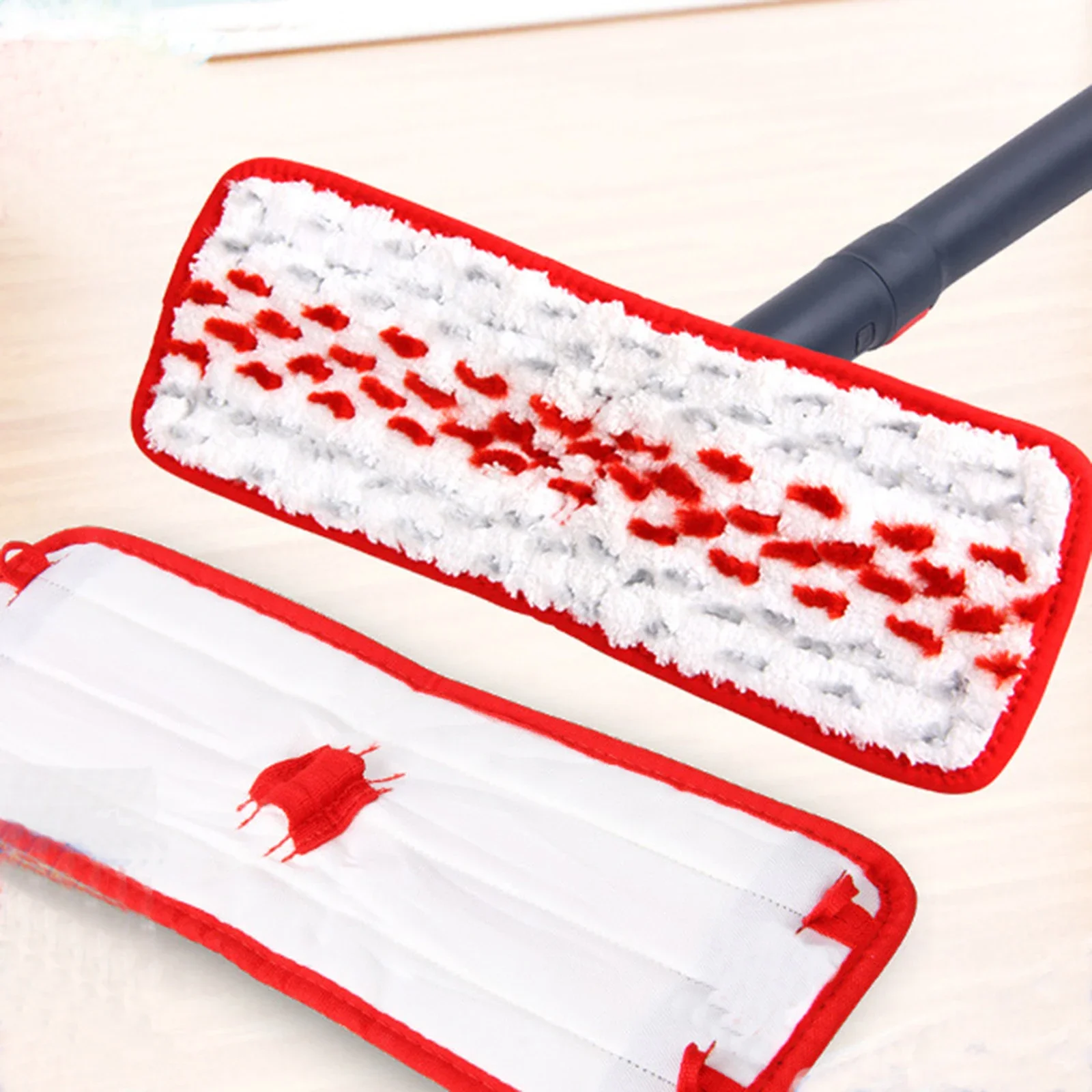 

Microfiber Floor Mop Head Pad Rag for Easy Clean Mop Cloths Rags Replacement Cleaning Parts