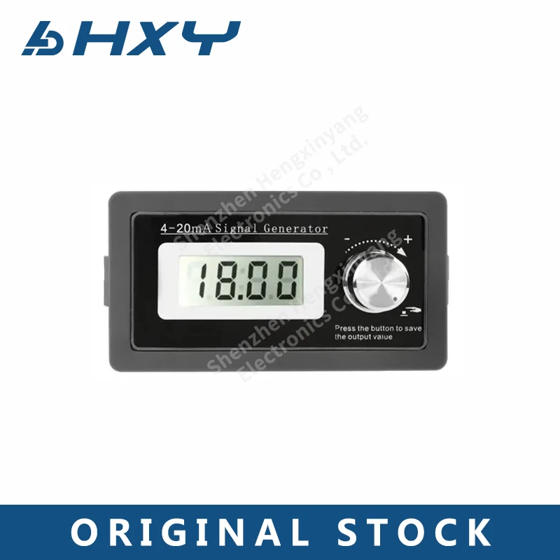 2-wire 4-20mA Current Signal Generator Panel-mounted Current Loop Generator 4 to 20mA Simulator High Precision Module
