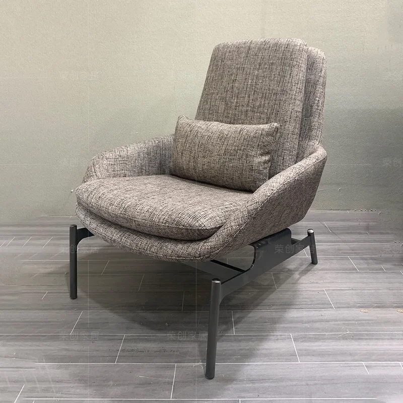 Wrought iron small apartment living room fabric sales department fiberglass sofa chair