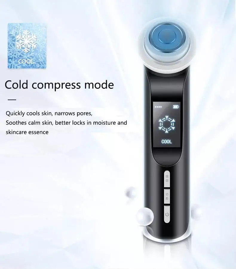 Hot Wholesale EMS Stimulate LED Light Portable Household Red/Blue Light Facial Beauty Device RF Multi-function Beauty Instrument