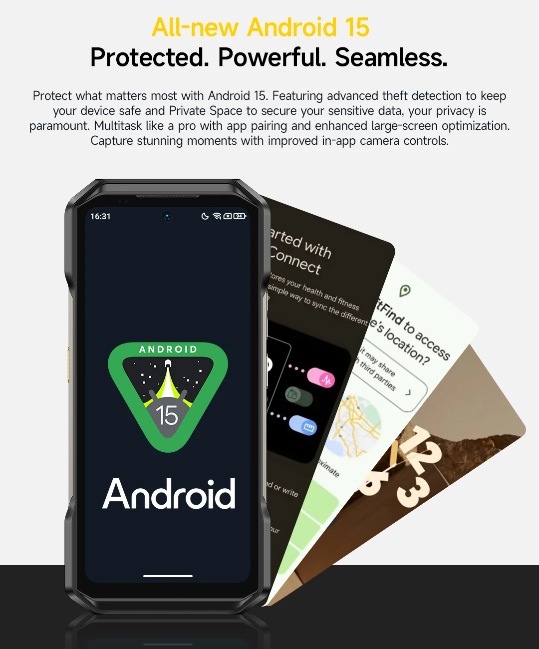 Ulefone Armor 27T Pro+ 5G 10600mAh 64MP Night Vision Up to 24GB+256GB Rugged Smartphone Android 15 6.78" 120Hz LCD