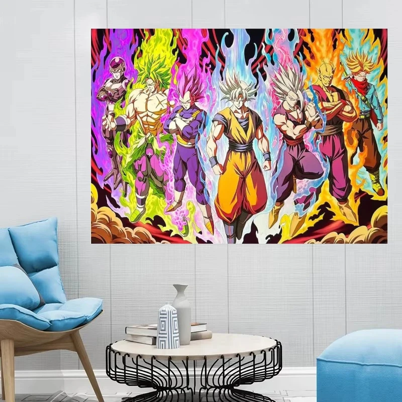 Oil Painting By Number D-Dragon B-Ball Anime DIY Home Decor Modern Wall Decor for Living Room Bedroom Perfect Gift