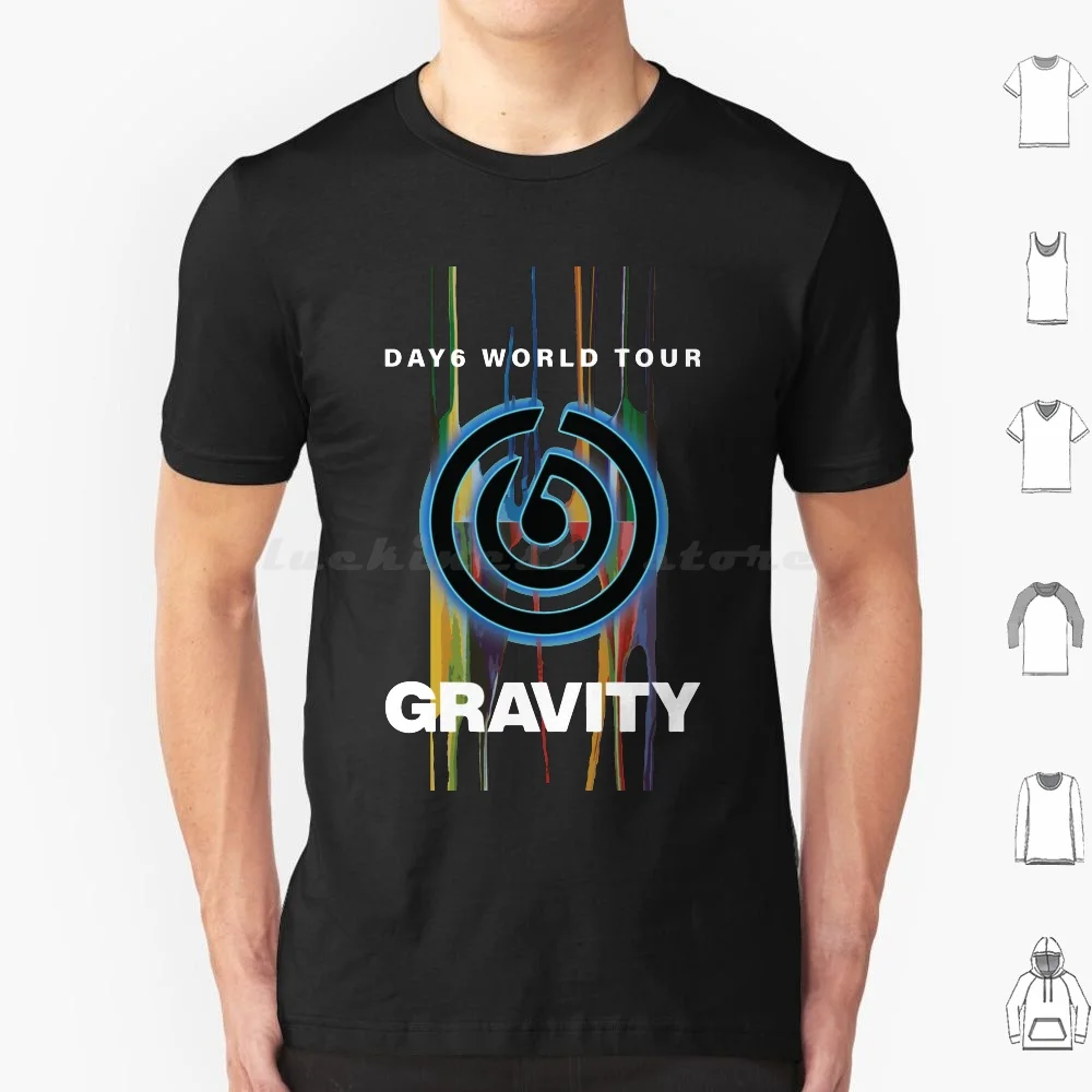 Day6 Gravity World Tour T-Shirt T Shirt Cotton Men Women DIY Print Day6 Kpop Sungjin Young K Jae Wonpil Dowoon Korean Korea