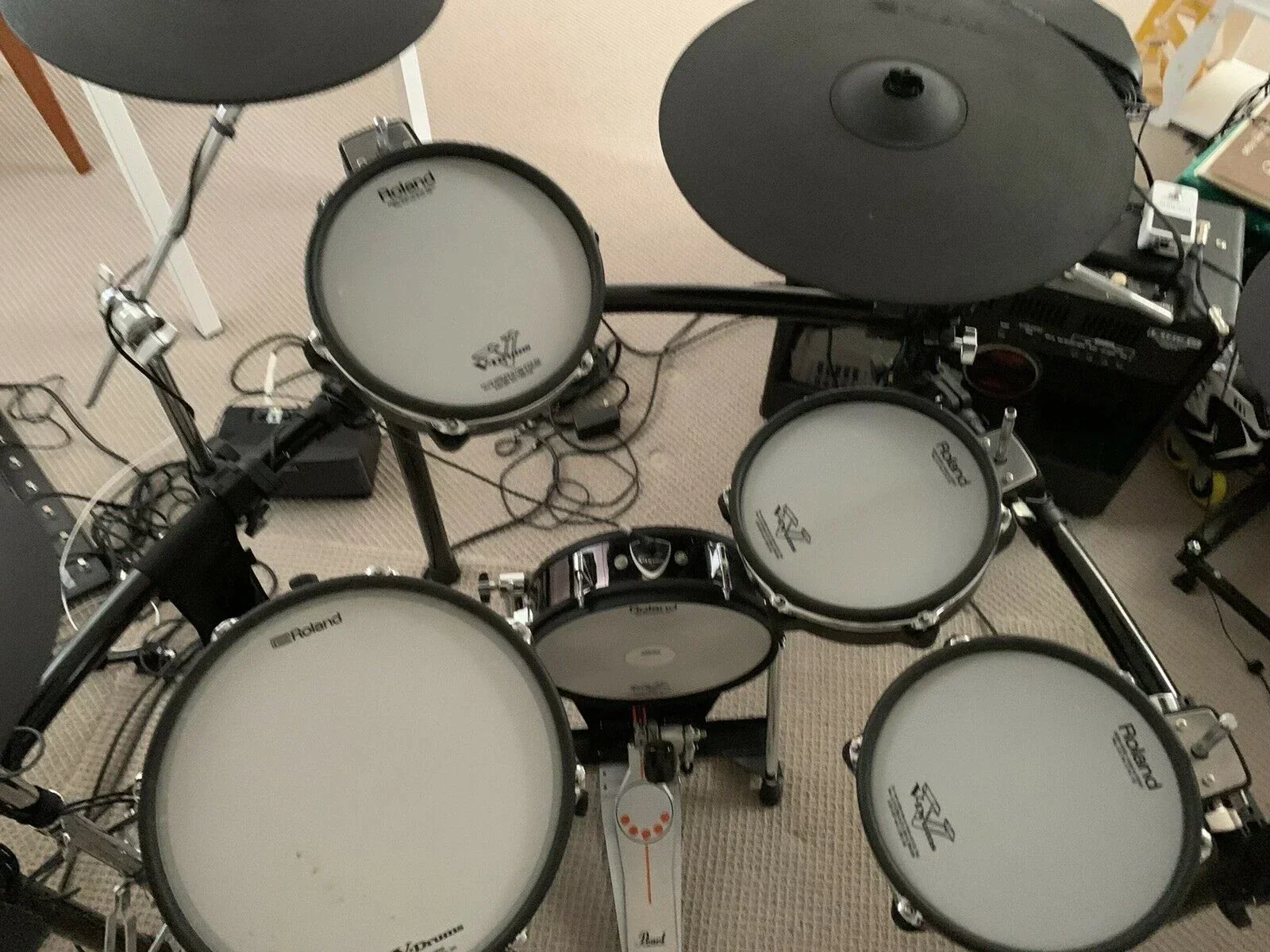 Pronto para enviar conjunto de bateria eletrônica autêntica Rolands TD-17KVX V-Drums # TD-17KVX-S