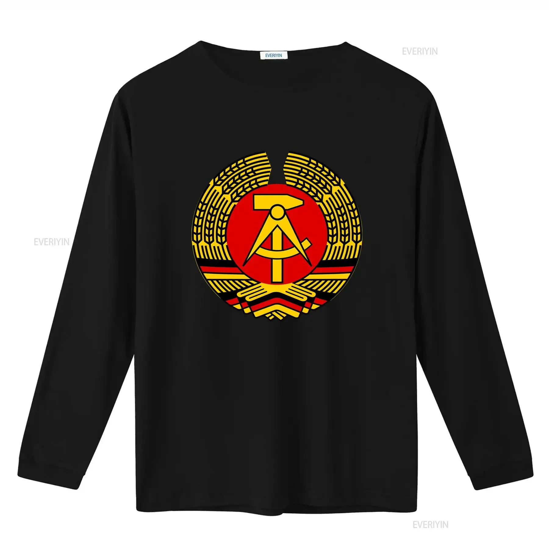 Erich Honecker GDR East NVA Forward Always Backward Never SED T Shirt 45818 vintage Washed Slightly streetwear Unisex fashion