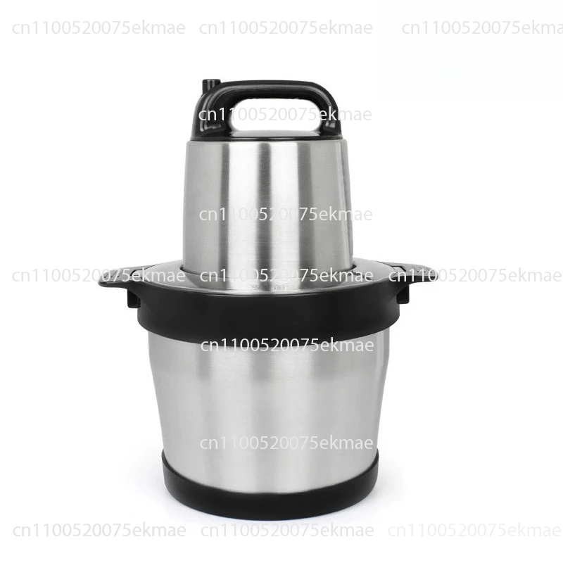 6L Electric Meat Grinder Commercial Large-capacity Mixing and Dough Meatballs Household Electric Stainless Steel Meat Machine